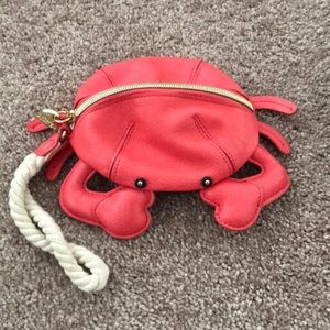 Betsey Johnson crab wristlet